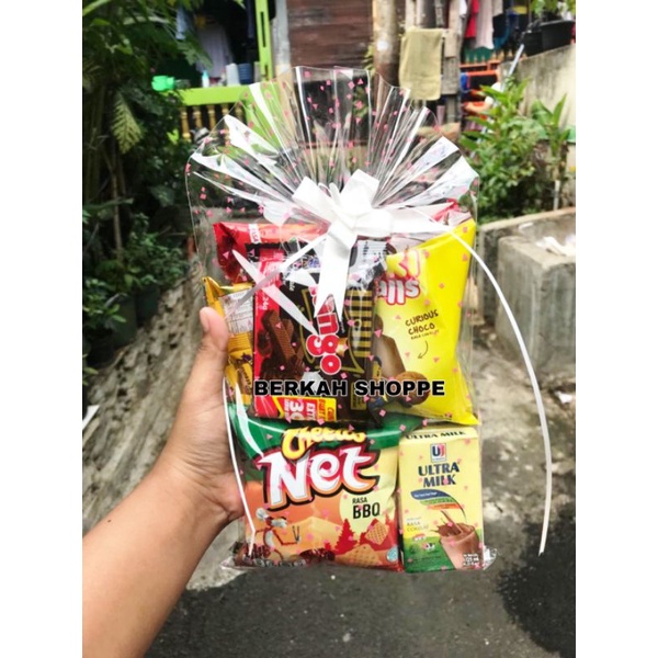 Parcel snack hadiah ulang tahun anak parcel ciki ciki kemasan