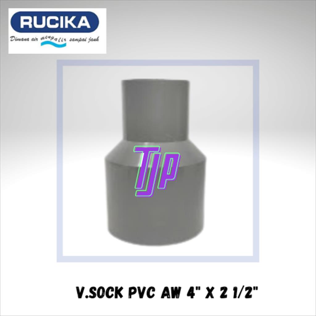 V.SOCK / REDUCER PVC AW RUCIKA 4 X 2 1/2&quot;