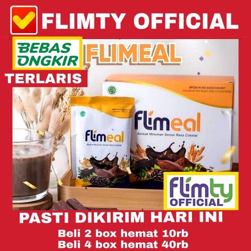 FLIMEAL 2 BOX FREE SHAKER MEAL REPLACEMENT CEREAL BY FLIMTY