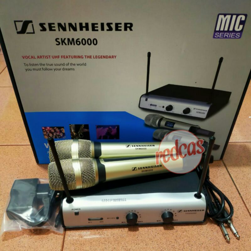 SENNHEISER SKM6000 MICROPHONE MIC WIRELESS SKM 6000 2 MIC