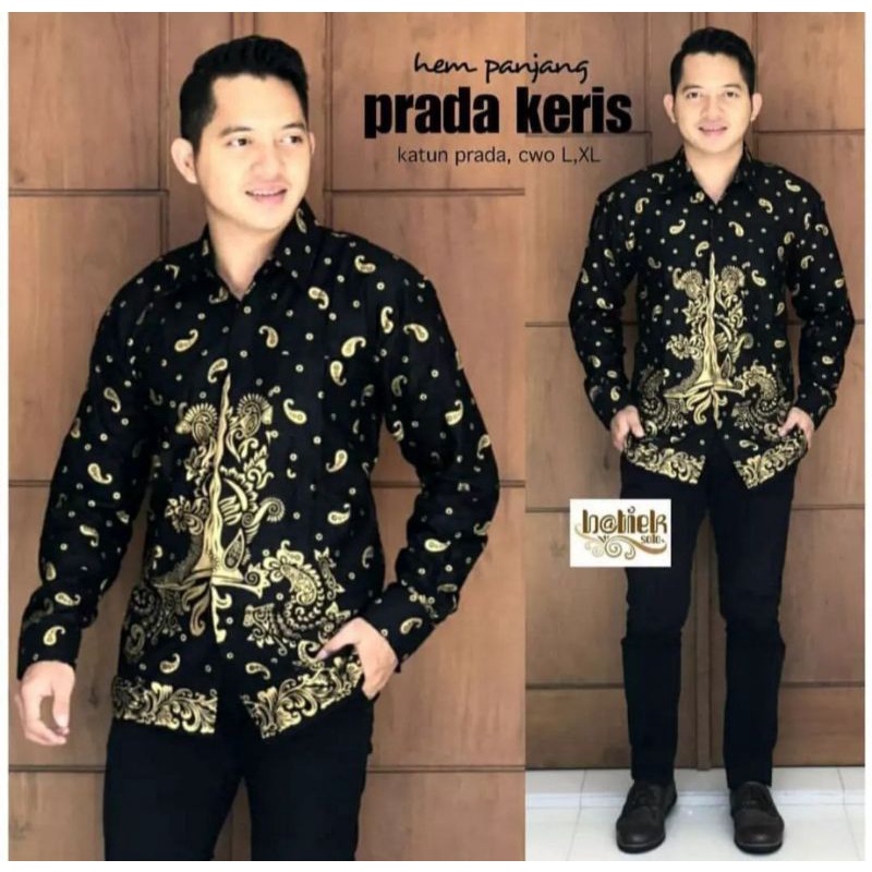 Maura Couple - Sania Ruffle Batik Keluarga Couple Jazy Gamis Syar'i - Gamis Kerah Jazy Terbaru Motif Keris Prodo 2022