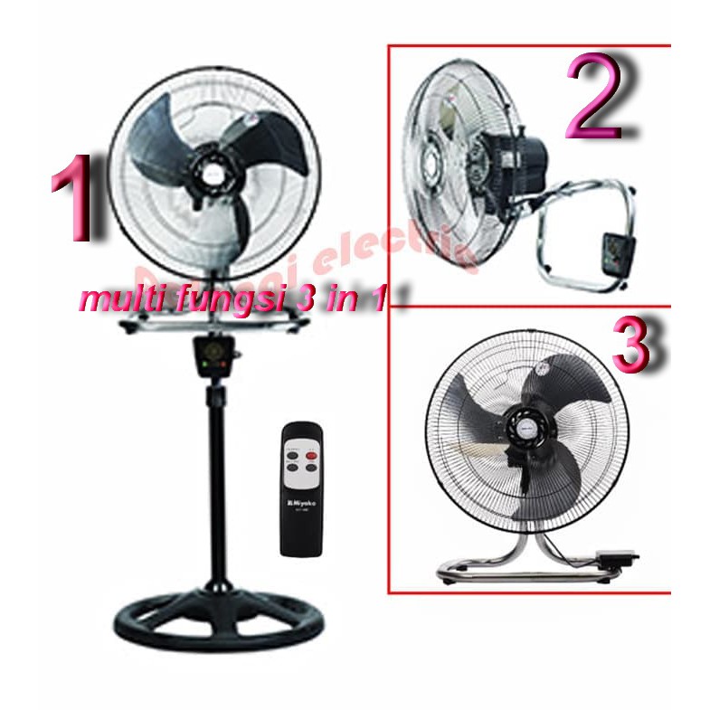 KIPAS ANGIN *MIYAKO* KST18 RC + REMOTE CONTROL