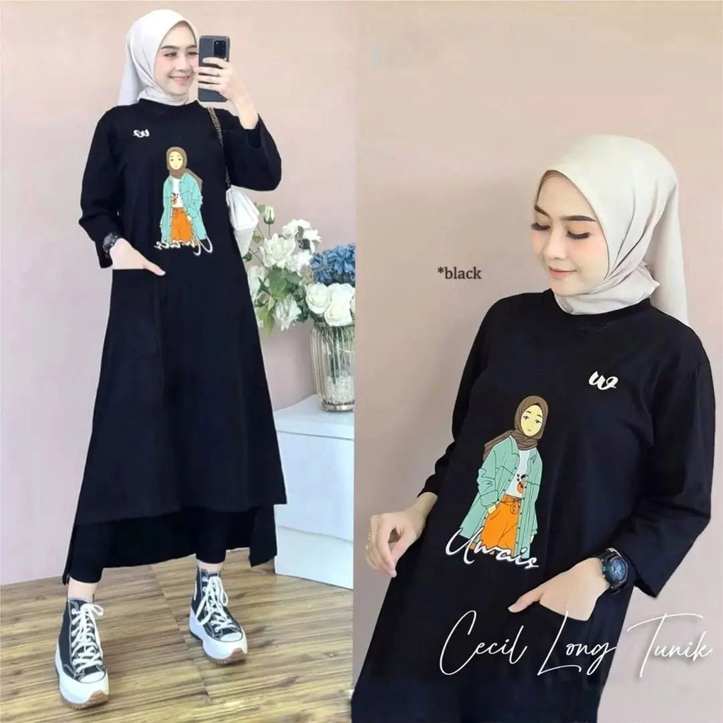 Vidia Midi Dress Premium Midi Viral Kaos Combed Midi Dress Kaos Wanita Gambar Boneka Kartun Midi Dre