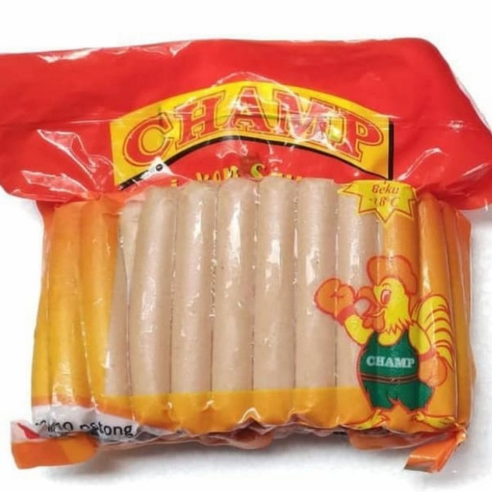 

Champ Sosis Ayam 1kg isi 40pcs