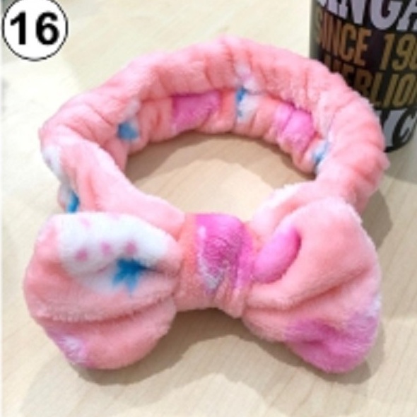 ⭐Bobastore⭐ Bando Korea Fashion Rambut Pita Bendo Elastis Wanita Rajut Anak Hairband Bandana Motif R027-BANDO MOTIF PITA 16