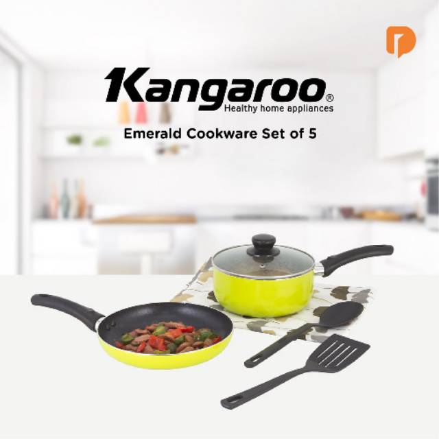 Teflon Kangaroo Emerald Cookware