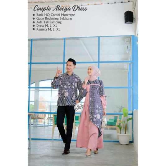 COUPLE DRESS BATIK KATUN PREMIUM