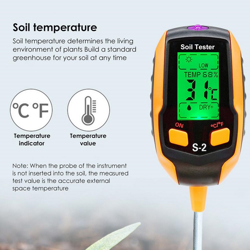 Mi.more Digital Soil Analyzer Tester 5in1 Meter Alat Ukur pH Tanah