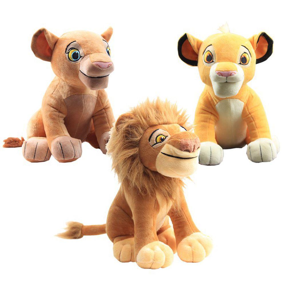 Needway Simba Plush Toy 30 cm Mainan Anak Boneka Plush Boneka Binatang Mufasa Lembut Lion Mainan Mewah