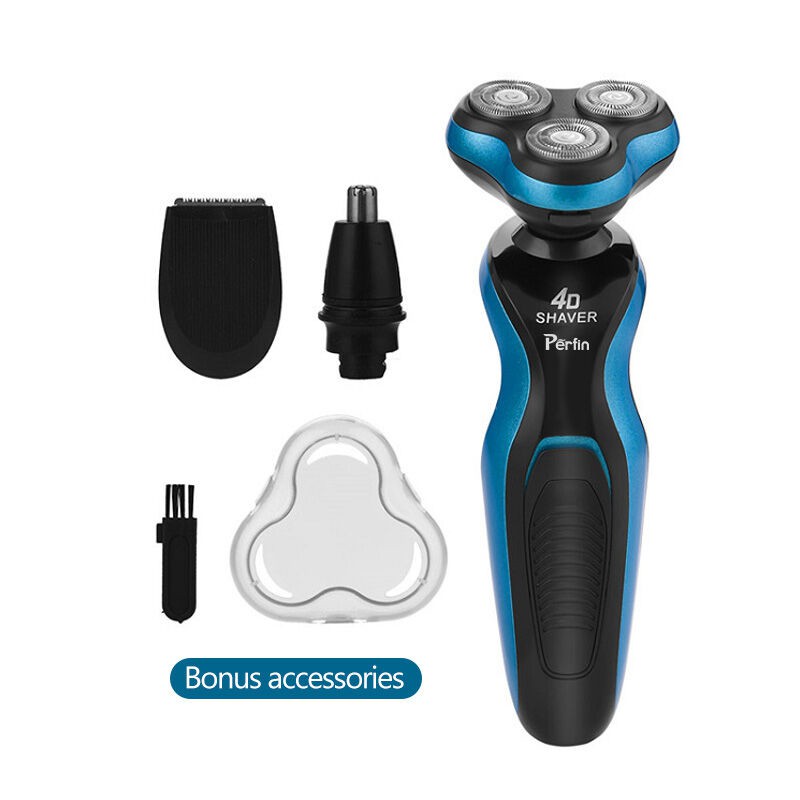 Perfin PZ01 Alat Cukur elektrik Shaver 4D cukur jenggot