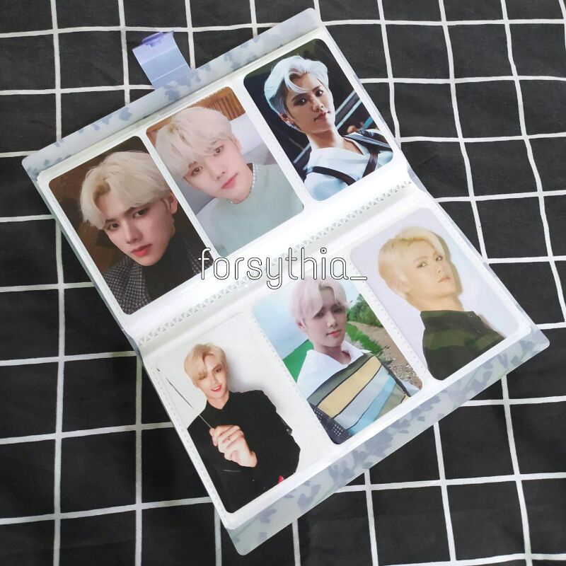 [Ready] Album foto Photocard holder tempat polaroid 120 slot 240 lubang kartu kancing