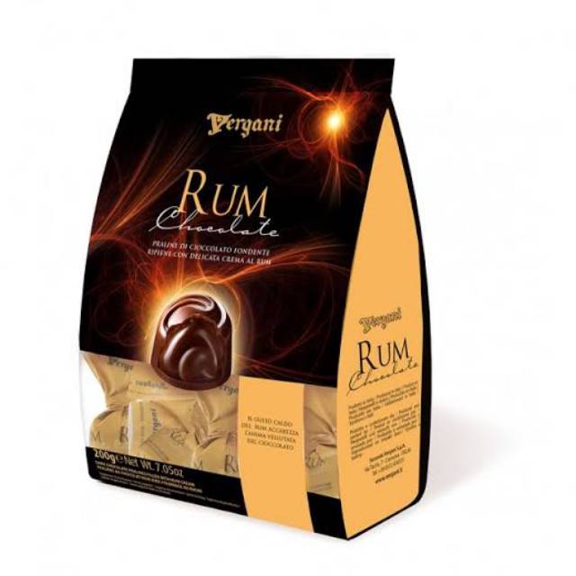 Vergani Rum Chocolate Import Italy