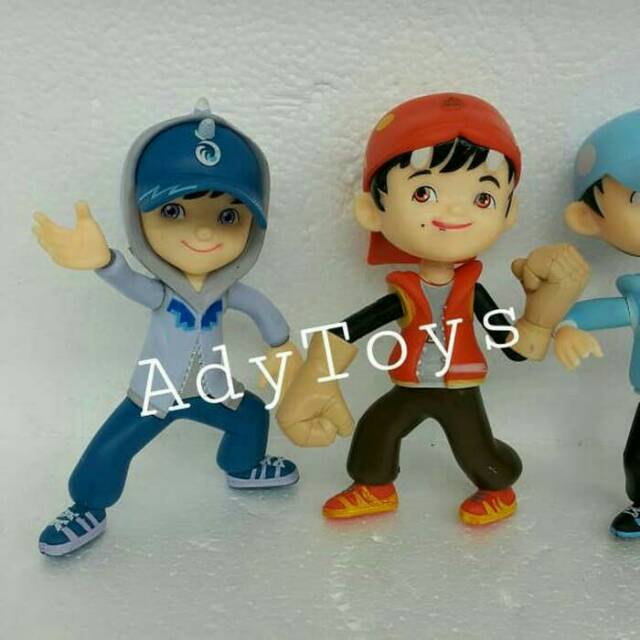 4pcs Set Boboiboy Boboyboy Action Figure Anime Cartoon Mainan - boeing 737 400 animated roblox