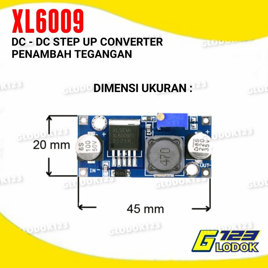 DC DC Dual Step Down Step Up Module Adjustable XL6009