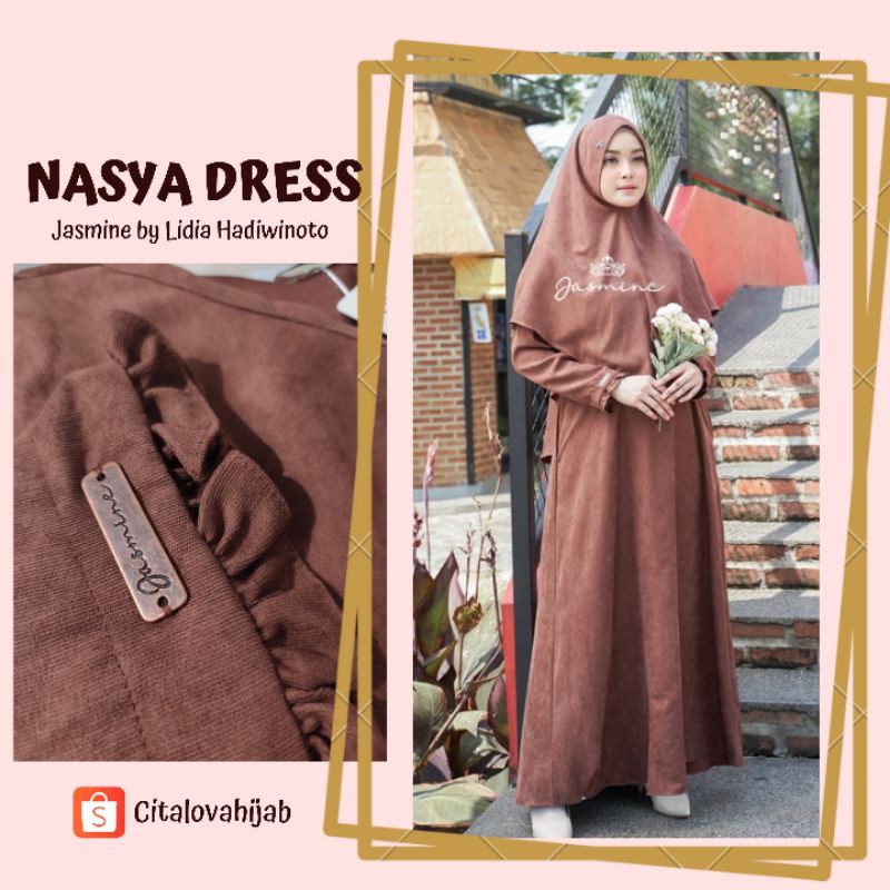 Nasya Dress by Jasmine - Gamis Baby Corduroy Premium Original