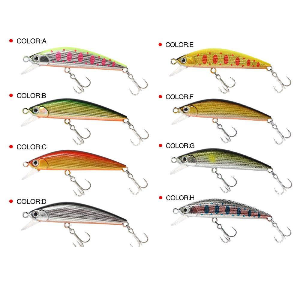 Top Japan Umpan Ikan Kecil Tenggelam 63mm 8g Tackle Umpan Minnow Bermanfaat