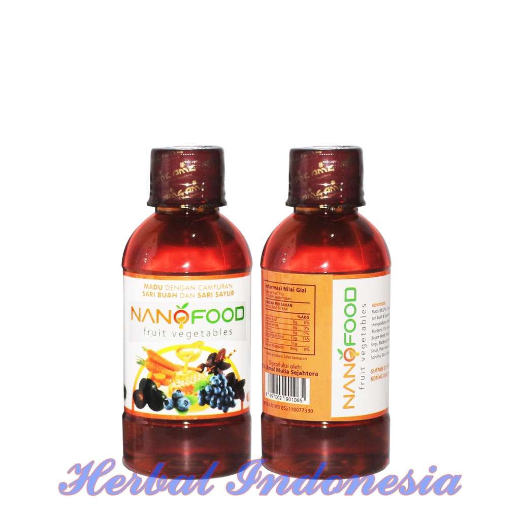 Madu NanoFood Fira 250gr | NANOFOOD Fruit Vegetables