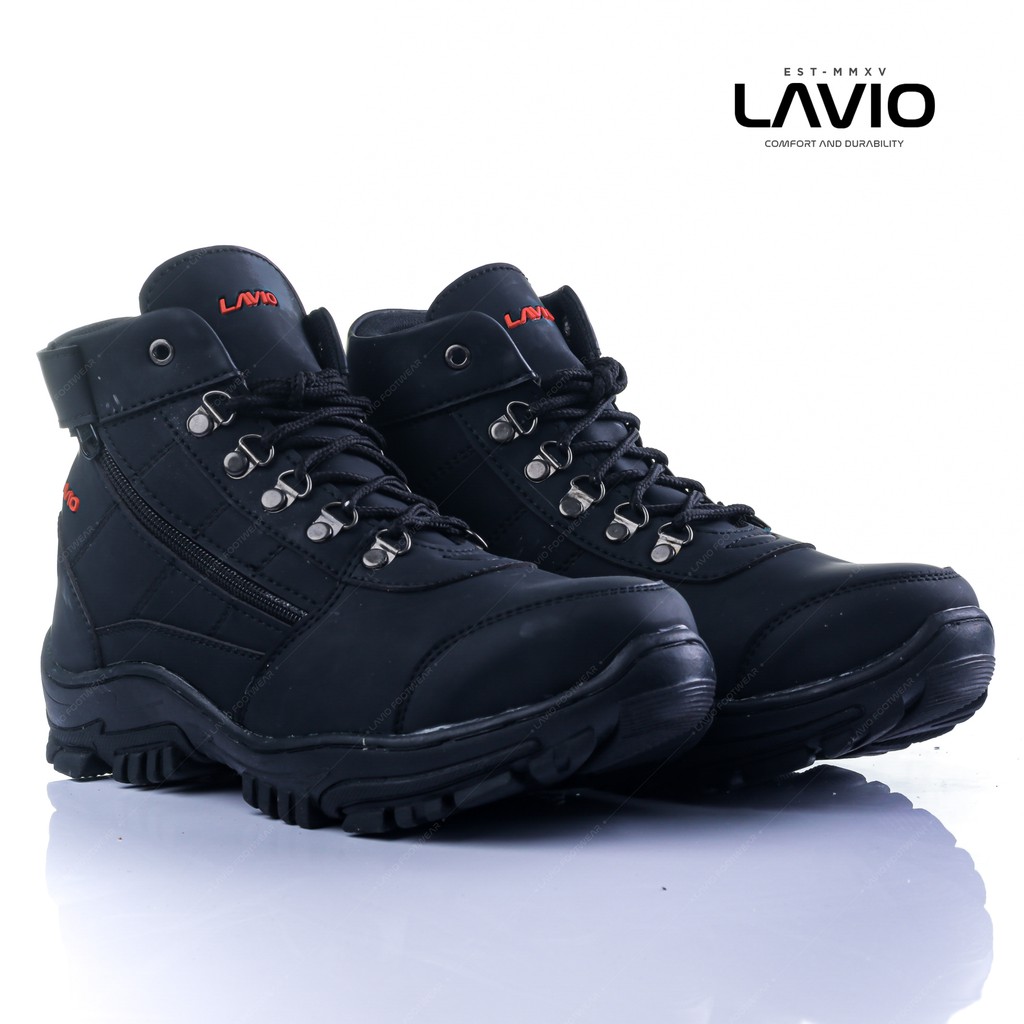 Sepatu Safety Boots Pria Ujung Besi Original Lavio Thief Bisa COD