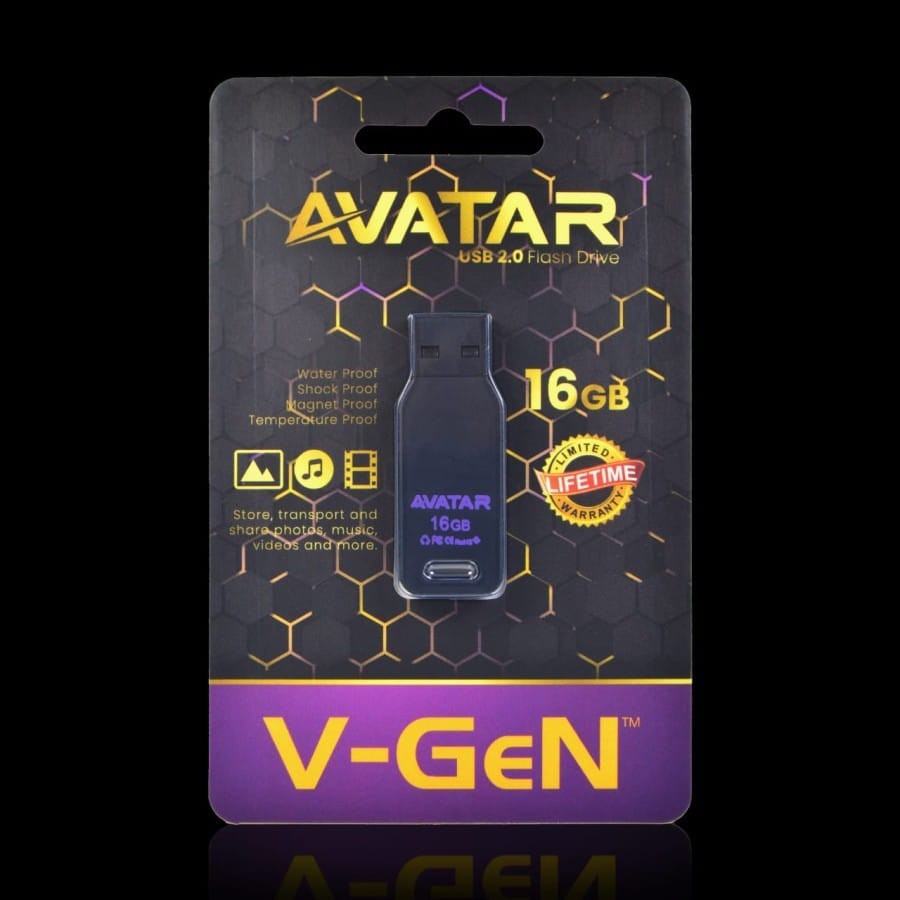 E_   Usb Flashdisk 16GB Vgen Avatar / Flashdisk V gen 16GB Original V-gen