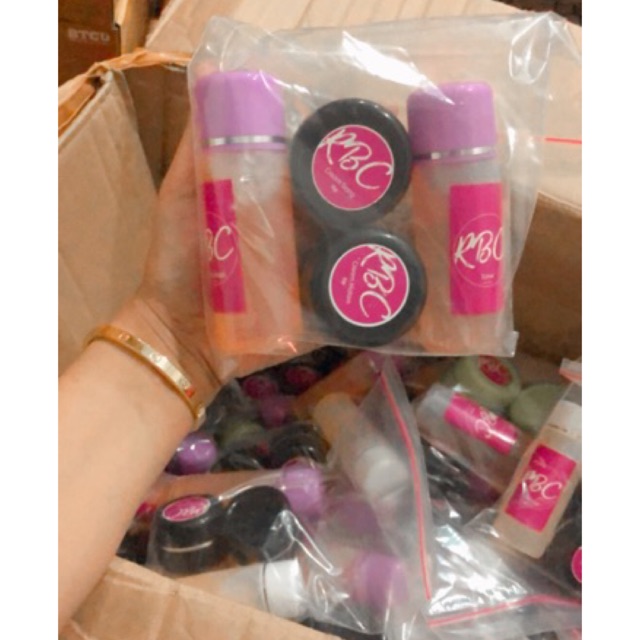 Ready kembali Cream RBC clenser ( paket normal glowing ) tanpa stiker