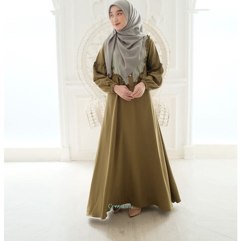 Greenism Gamis Maisara Quality Premium Syari'i Dress