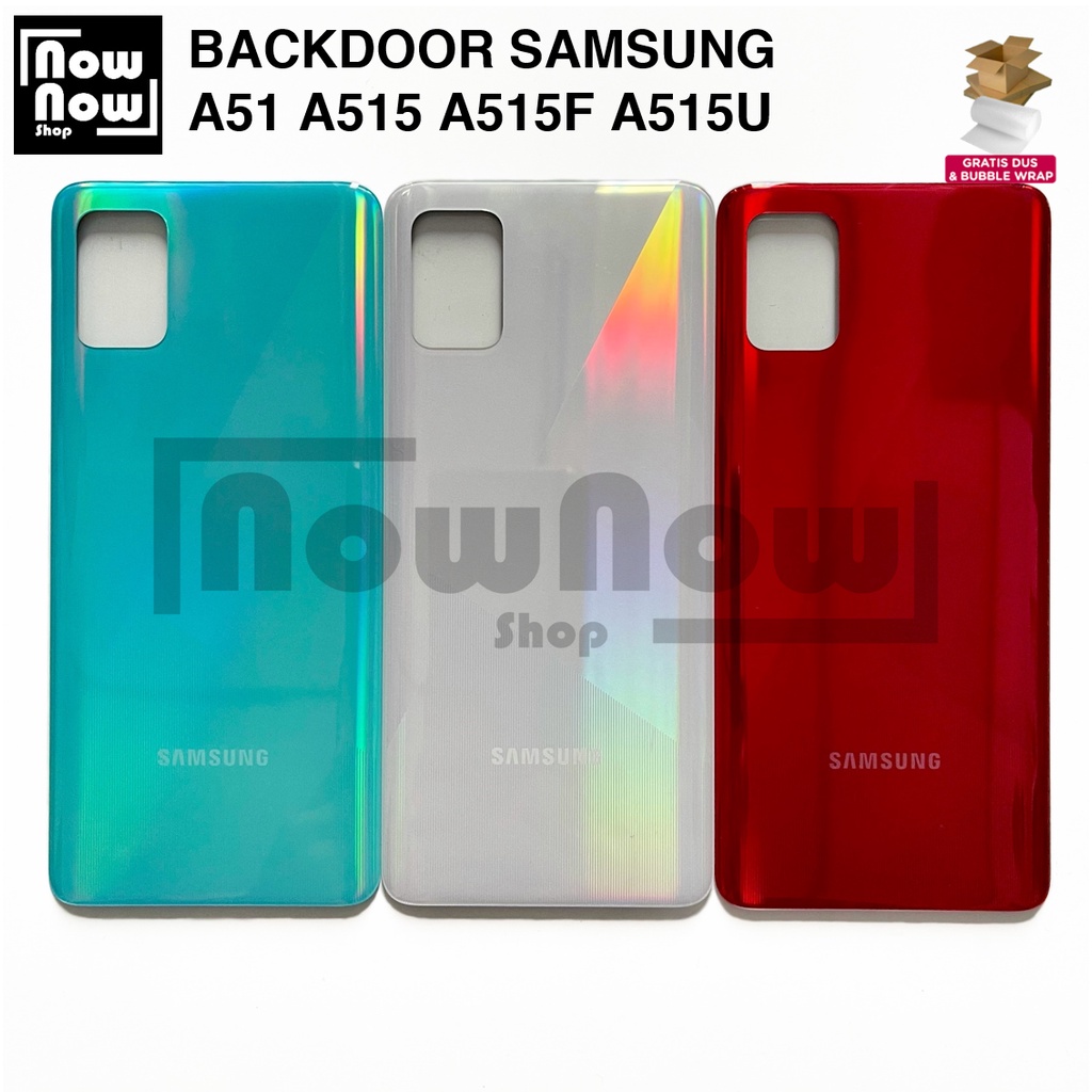 Backdoor Tutup Belakang Baterai Backcover Back Casing Housing Samsung Galaxy A51 A515 A515F A515U Cover Belakang SM-A515F SM-A515F/DSN SM-A515F/DS SM-A515F/DST SM-A515F/DSM SM-A515F/N SM-A515U SM-A515U1 SM-A515W SM-A515X SM-S515DL