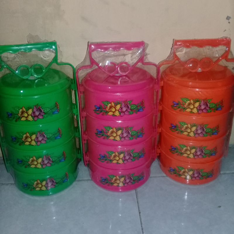 Rantang Plastik 4 Susun