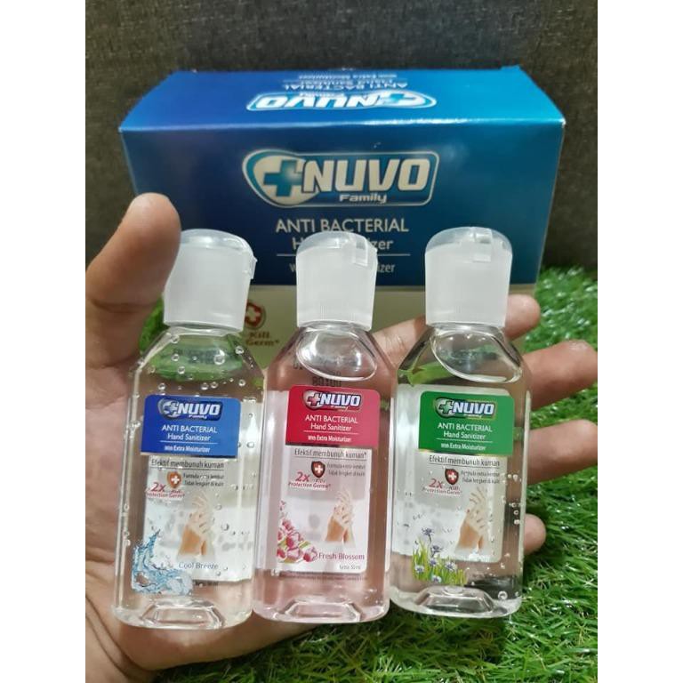 NUVO Hand Sanitizer Gel ORIGINAL 50 ml isi 3 pcs ( STOCK TERMURAH )