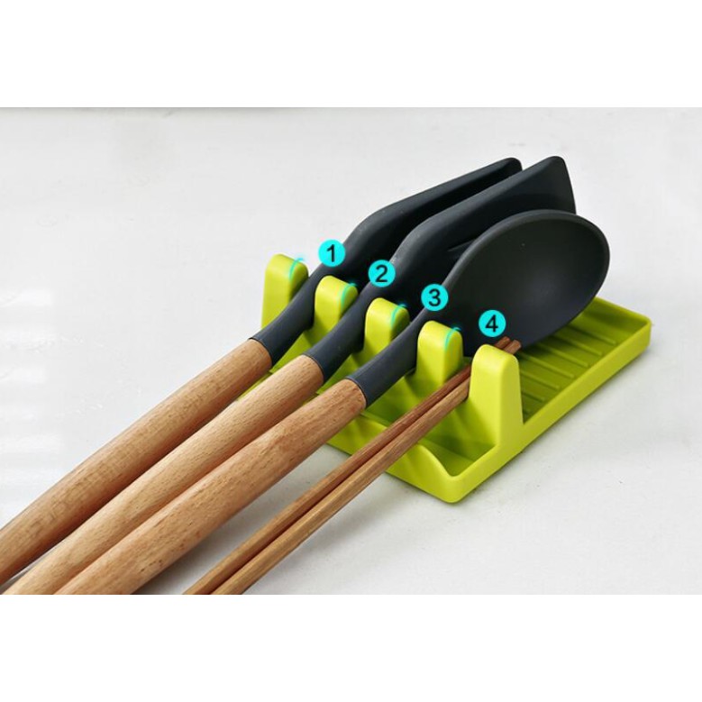 SHOPELLO - Holder peralatan masak Hp883m Rak spatula sutil tutup panci non-slip