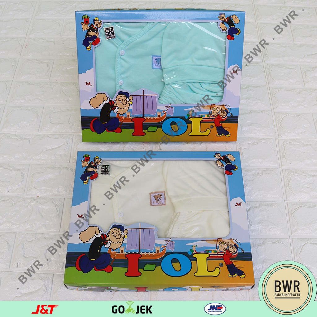 BABY SET I-OL | Kado set bayi | perlengkapan bayi | Kado Setelan Bayi Box POPAY