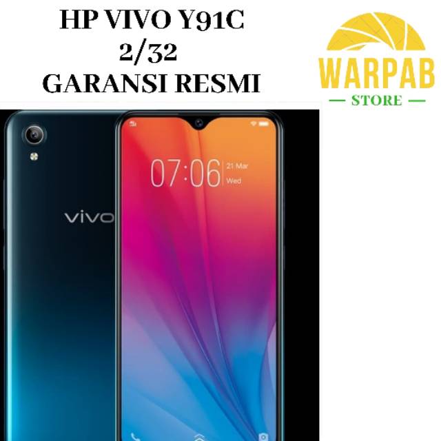 Hp Vivo Y91c 2 32 Gb Fifo Y91 C 2019 Ram 2gb Internal 32gb Garansi Resmi 1 Tahun Shopee Indonesia