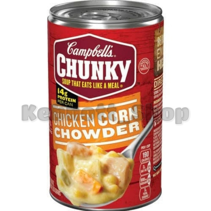 

Campbell's Chunky Chicken Corn Chowder Soup 533gr | Campbells