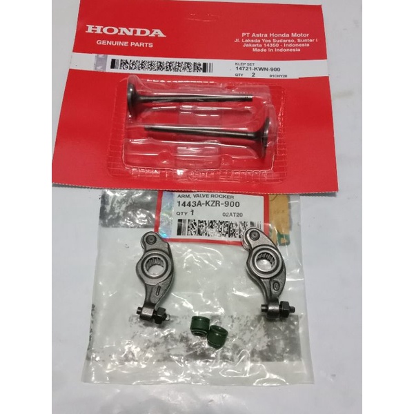 Platuk klep set, klep set, seal klep honda Vario 125 Vario 150