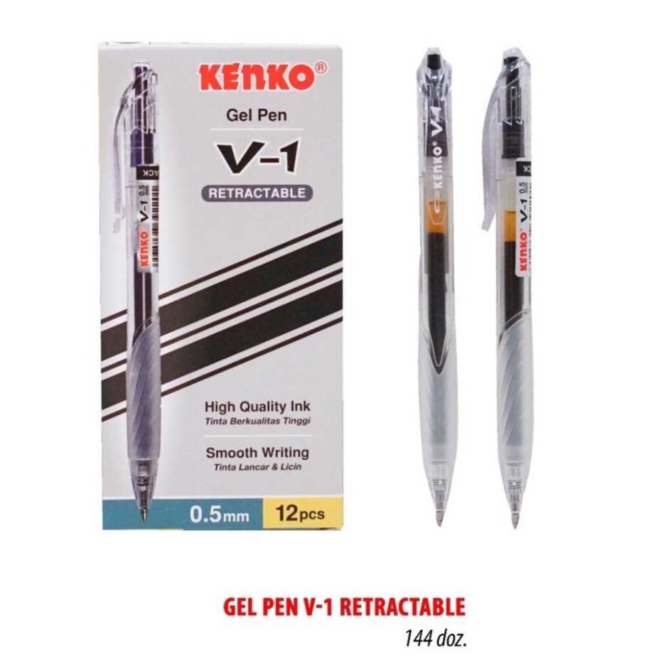 

BOLPEN GEL V-1 KENKO RETRACTABLE 0.5mm