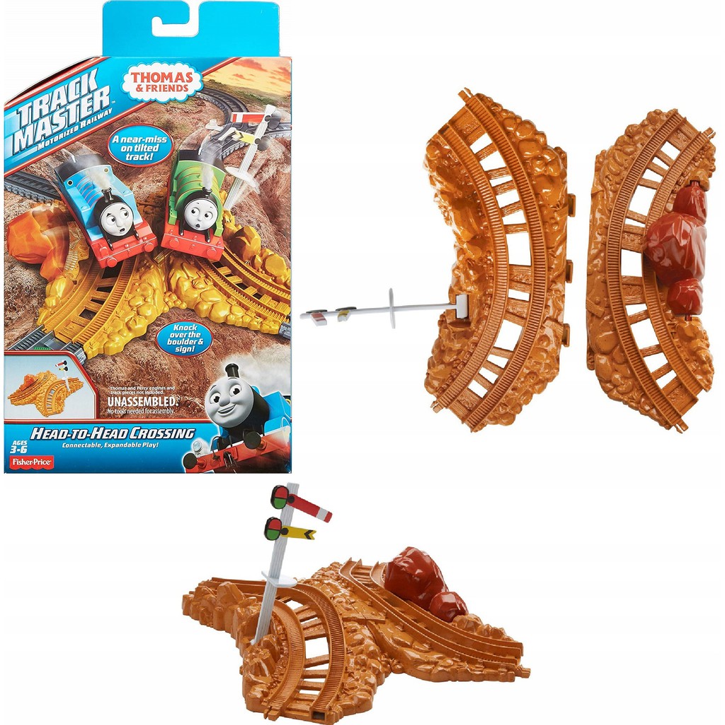 Thomas & Friends Track Master Railway Head to Head Crossing for Motorized Train - Rel Kereta Api