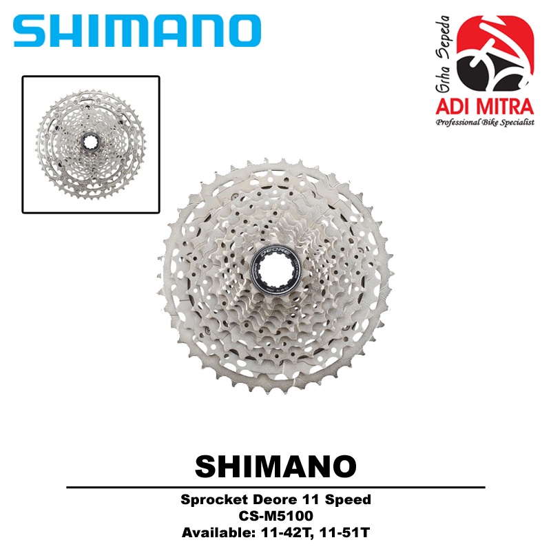 Shimano Deore CS-M5100 Cassette Sprocket 11 Speed