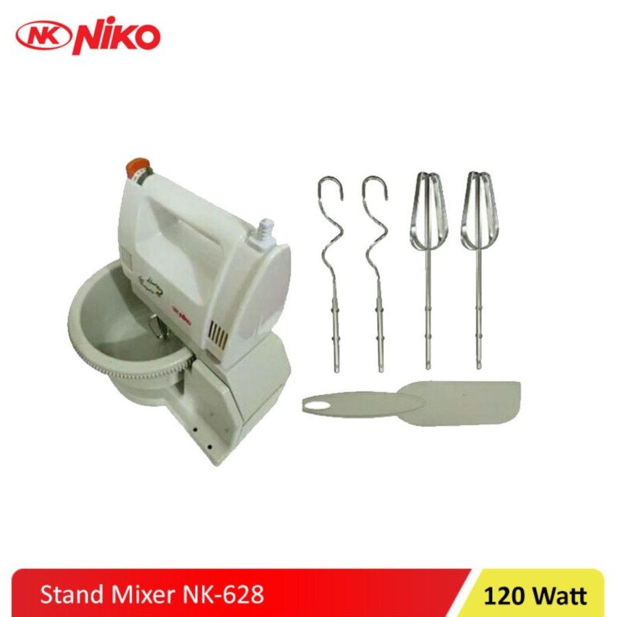 Mixer Stand Pecampur Makanan Niko NK-628 Kapasitas 2liter Multifungsi