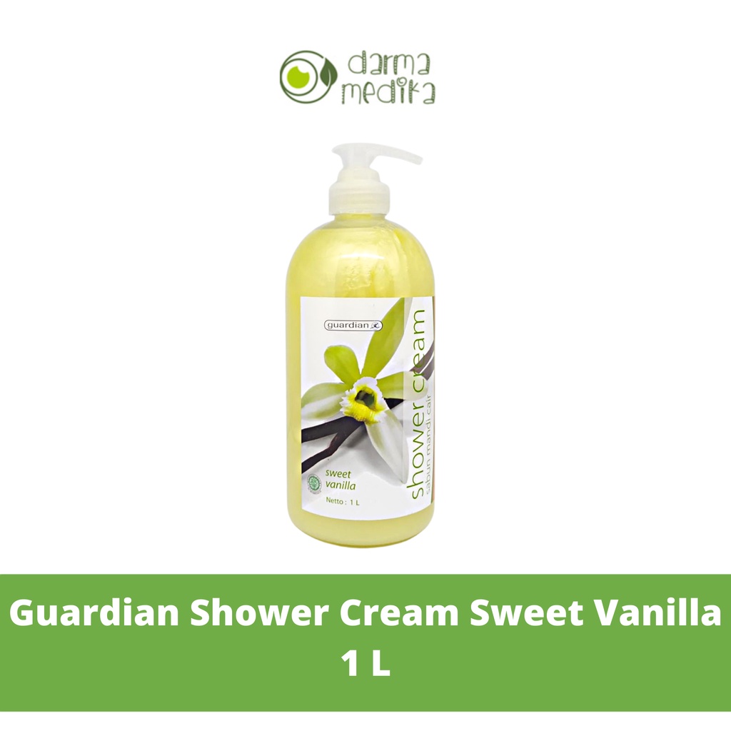 Guardian Sweet Vanilla Shower Cream Premium Sabun Mandi Cair 1 L 1L