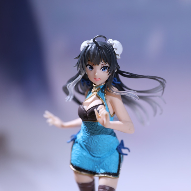 2022 Mainan Action Figure Anime My Youth Romantic Comedy TAiTO Cheongsam Yukinoshita Yukino 22cm Bahan PVC Untuk Hadiah