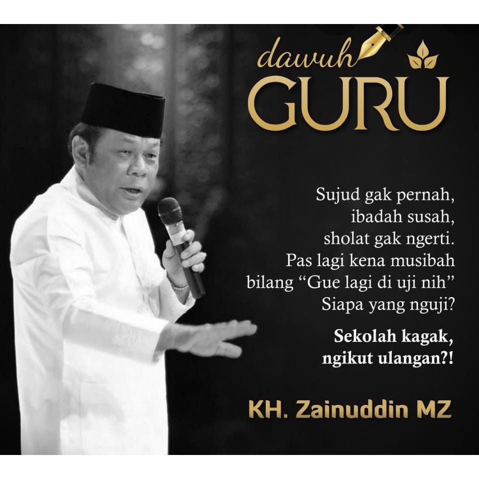 Teks Khutbah Idul Fitri Kh Zainudin Mz