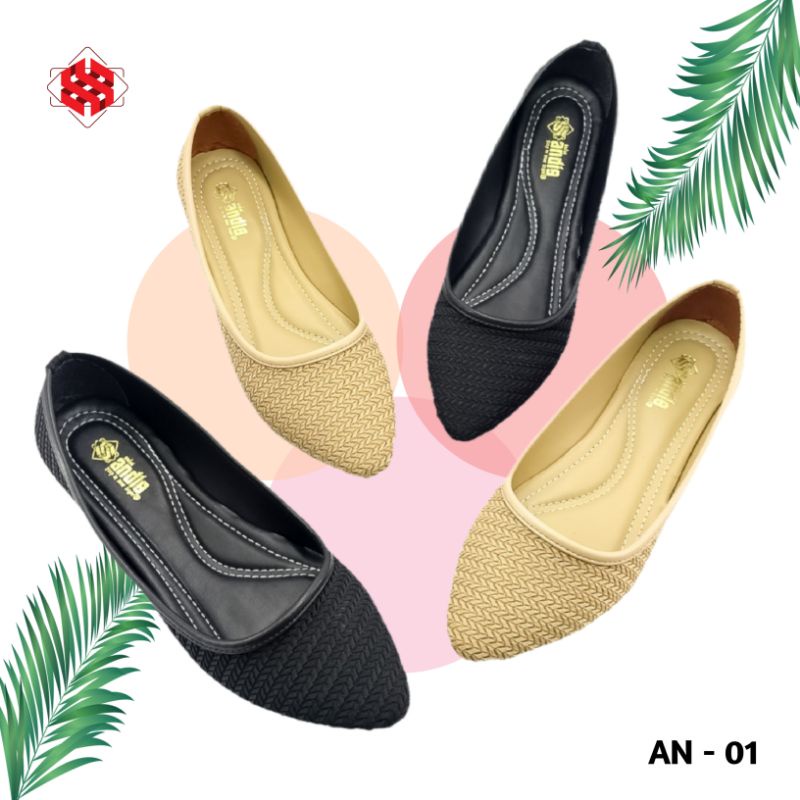 ANDIS Sepatu Flat Shoes Wanita Ballerina ANATA AN01
