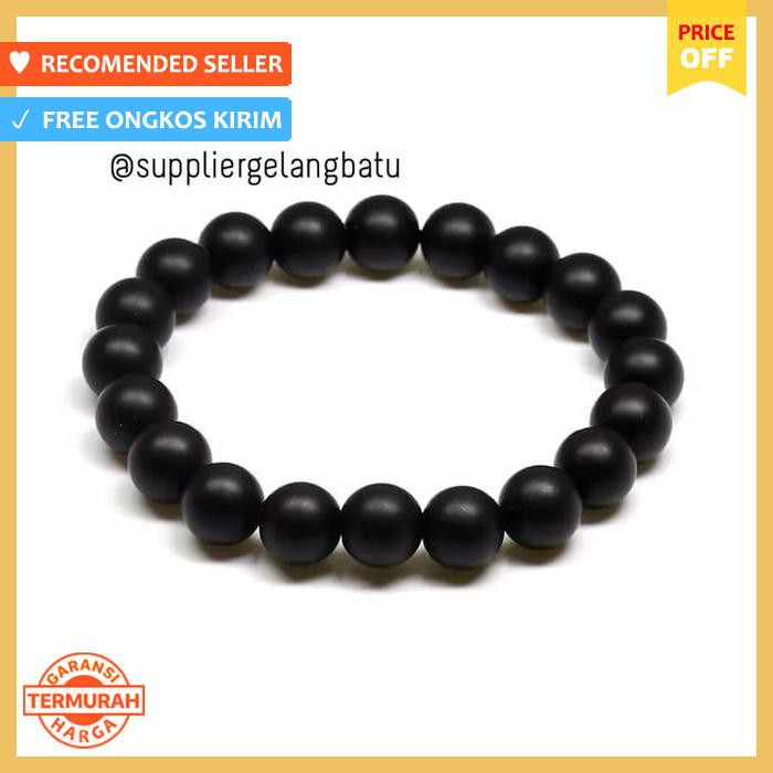 GELANG BATU BLACKSTONE KESEHATAN PRIA VITALITAS GANESHA LOMBOK BALI