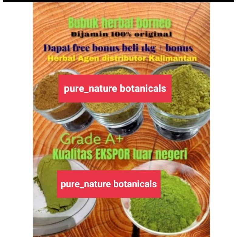 

bubuk purii herbal 1kg ready