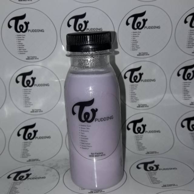 

Twice Taro Silky Pudding/Pudding Sedot