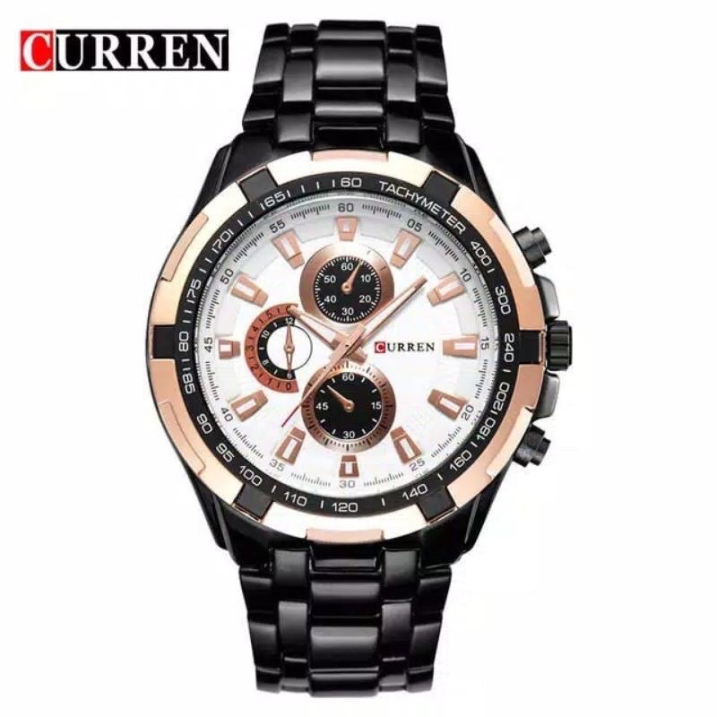 COD!! CURREN 8023 ORIGINAL Jam Tangan Pria CURREN Analog Chrono Tidak Aktif