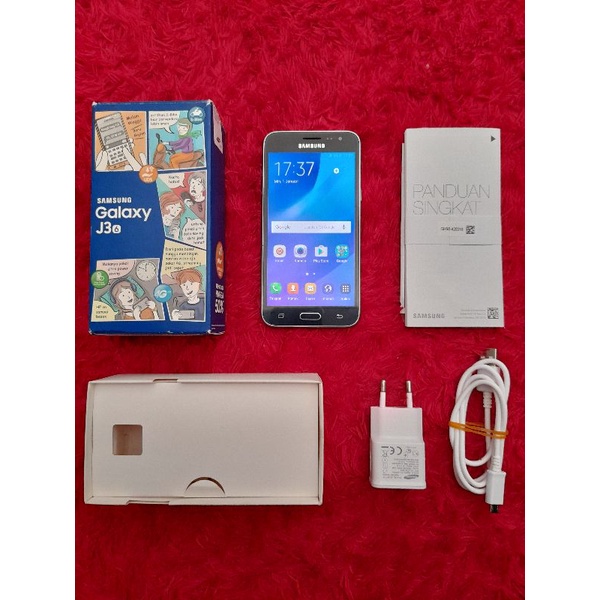 Jual HP Second Samsung J3 2016 Fullset No Headset HP Seken Bekas Berkualitas