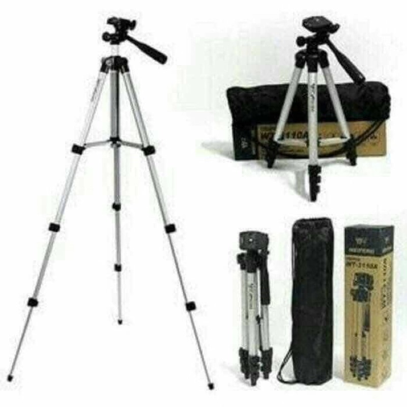 BOS - Tripod 3110 1M | Tripod Handphone / Kamera T3110A 1 meter / 100cm free Holder U