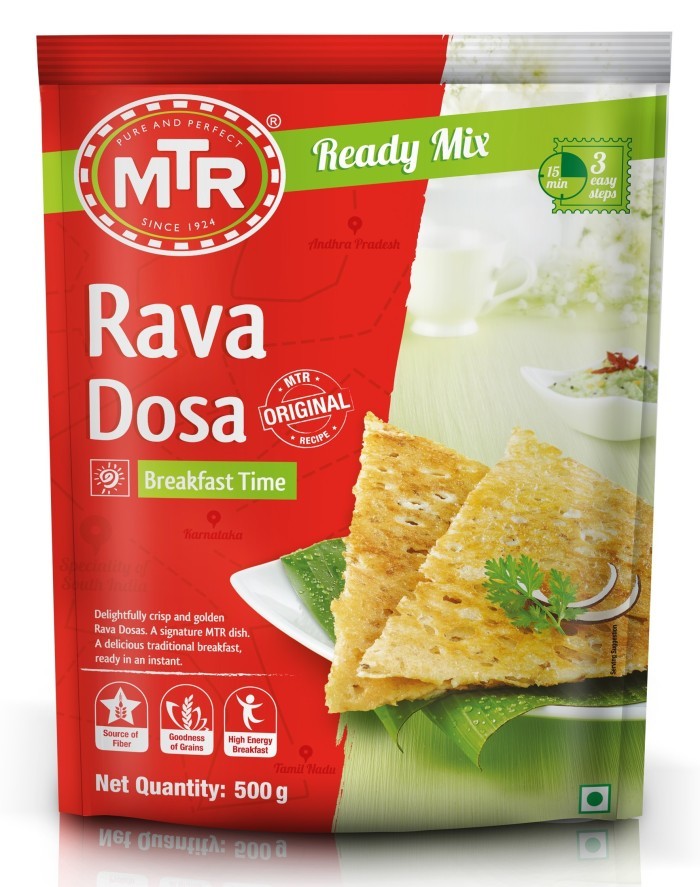 

MTR INSTANT RAVA DOSA MIX 500 GM