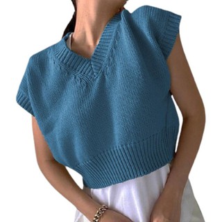 HARA VEST KNIT rompi rajut wanita auter rajut korea wanita HARA VEST KNIT rompi rajut wanita auter rajut korea wanita