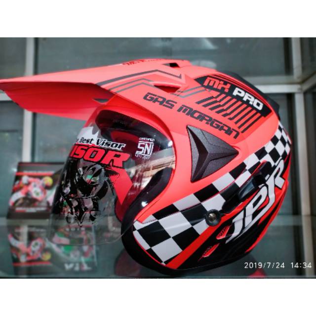 

JPR SUPERMOTO BLACK /ORRANGE STABILO